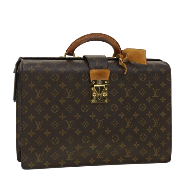LOUIS VUITTON Monogram Serviette Fermoir Business Bag M53305 LV Auth rd4785 - Picture 1 of 16
